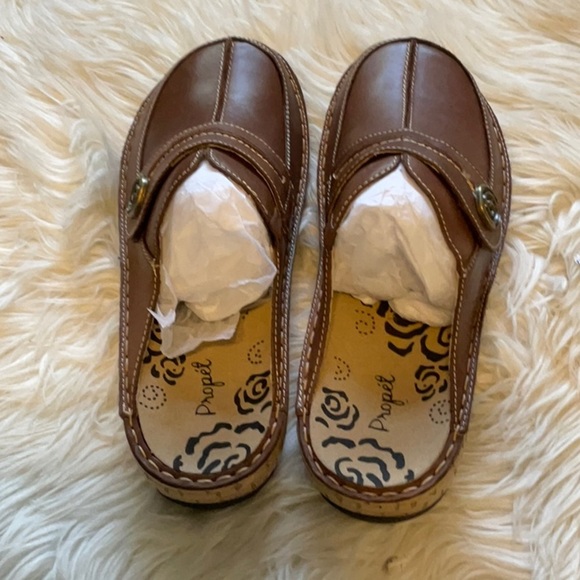 PROPET Jana Leather Adjustable Mules Women’s Slip On Brown Size 8,5 - Picture 2 of 12
